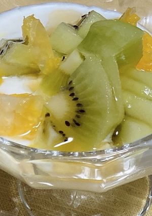 シークワーサーヨーグルト(果肉ごと)-レシピのメイン写真