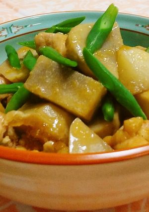 【給食】里芋と鶏肉のこってり煮-レシピのメイン写真