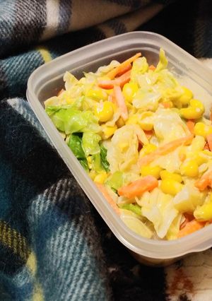 お弁当に簡単☆彩り野菜の*マヨ醤油和え*-レシピのメイン写真