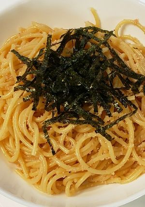 めんつゆで！たらこパスタ-レシピのメイン写真