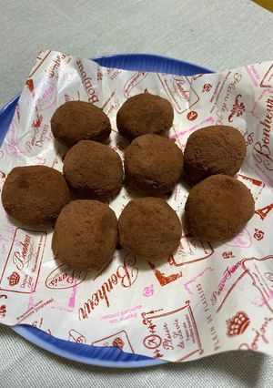 バレンタイン♡さつまいもチョコトリュフ-レシピのメイン写真