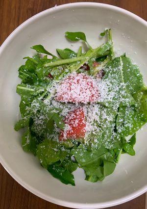 ルッコラとトマトのお手軽サラダ-レシピのメイン写真
