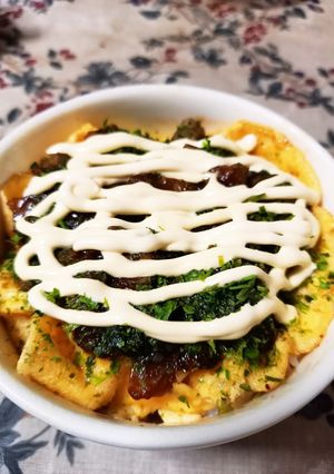 お好み焼き風丼-レシピのメイン写真
