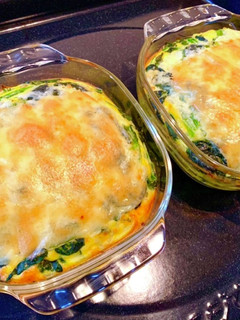 ほうれん草とチーズのスパニッシュオムレツ-レシピのメイン写真