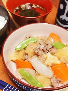 慈味深~い☆関西風?牛肉の『肉じゃが』-レシピのメイン写真
