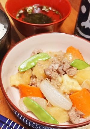 慈味深～い☆関西風？牛肉の『肉じゃが』-レシピのメイン写真