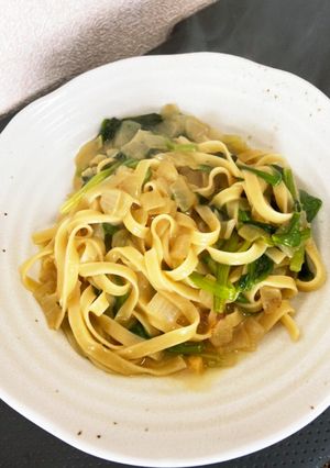牛乳なしでクリームパスタ-レシピのメイン写真