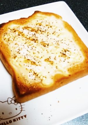 私の休日トースト～♪-レシピのメイン写真