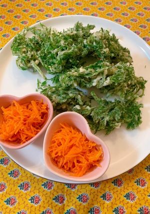 にんじんの葉っぱ天ぷら-レシピのメイン写真