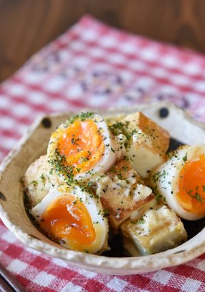 厚揚げ豆腐とゆで卵のチーズサラダ-レシピのメイン写真