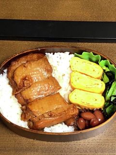 自分弁当・照り焼き丼③-レシピのメイン写真