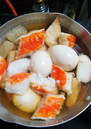 大根と笹かまを卵を煮込もう(^^)d-レシピのメイン写真