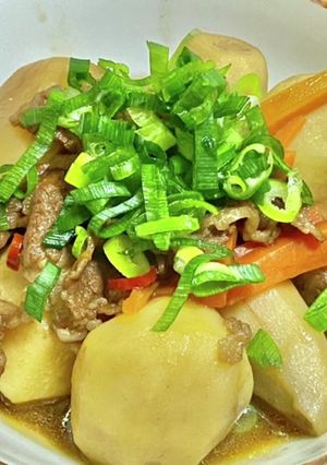 里芋と牛肉のキンピラ風甘辛煮込-レシピのメイン写真