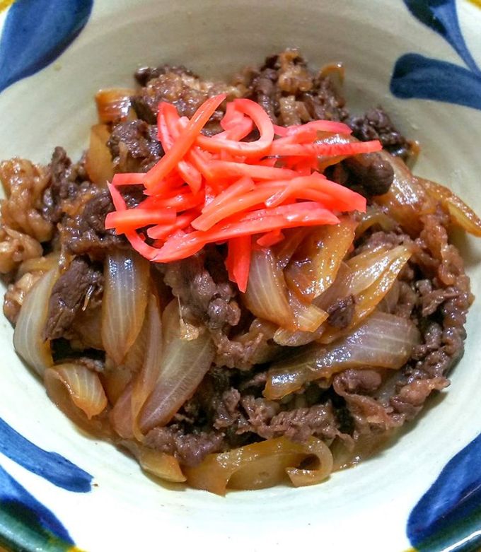 牛丼◎りんごジュースと赤ワインで旨味向上-レシピのメイン写真