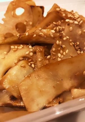 大根の皮と蓮根のきんぴら-レシピのメイン写真