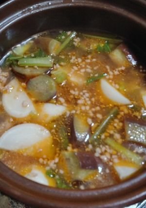ケチャップでミネストローネ(茄子かぶ)-レシピのメイン写真