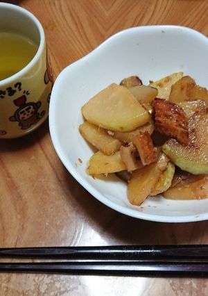 ハヤト瓜の生姜焼き-レシピのメイン写真