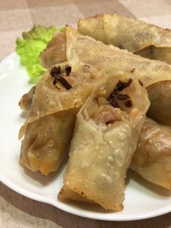 ☆豚肉ときのこの春巻き♪-レシピのメイン写真