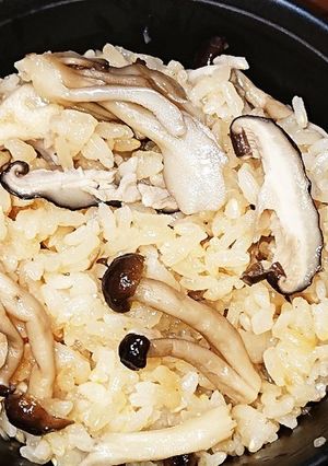 きのこおこわ-レシピのメイン写真