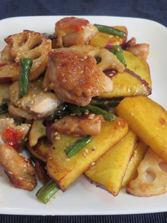 鶏肉と根菜の炒め物-レシピのメイン写真