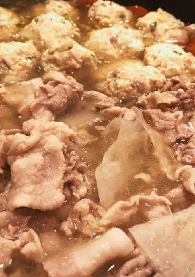 美味しいよ〜！大根とお肉の中華風鍋♪-レシピのメイン写真