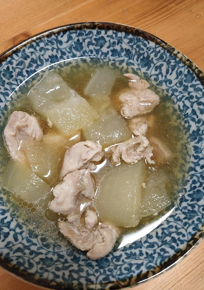塊肉(豚)と冬瓜の煮物-レシピのメイン写真