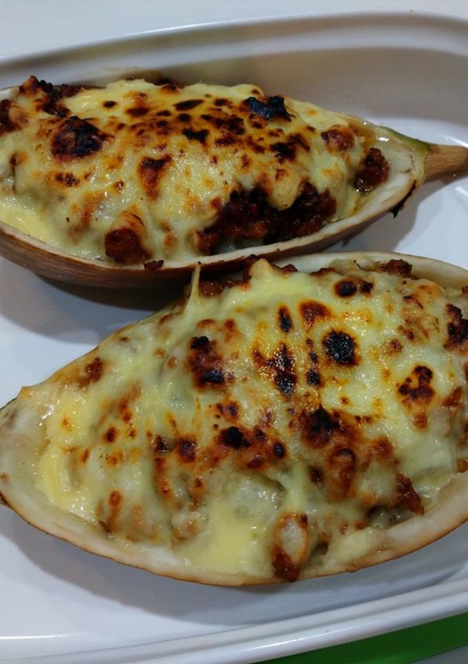 米ナスの肉みそチーズ焼き-レシピのメイン写真