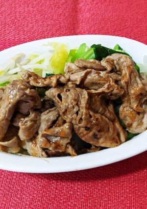 ご飯似合う焼きしゃぶ♪-レシピのメイン写真