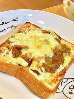 キャベツカレーのトースト タロの弁当朝食-レシピのメイン写真