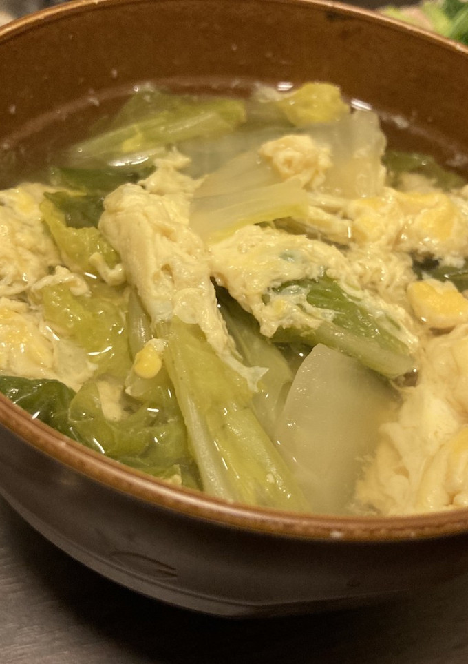 白菜とたまごのスープ-レシピのメイン写真