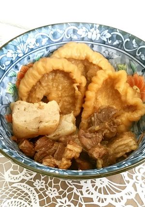 ひっぽのへそ大根と牛筋の煮込み-レシピのメイン写真