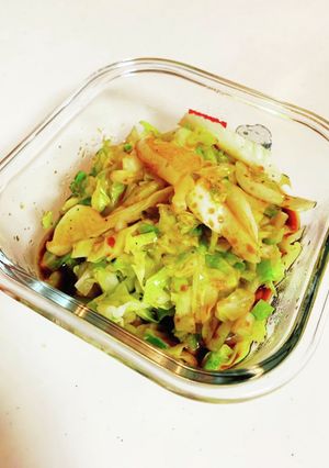 キャベツの焦がし醤油ドレッシング-レシピのメイン写真