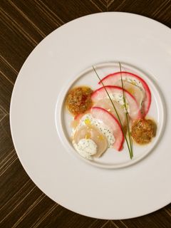 ホタテと赤カブのミルフィーユ仕立て-レシピのメイン写真