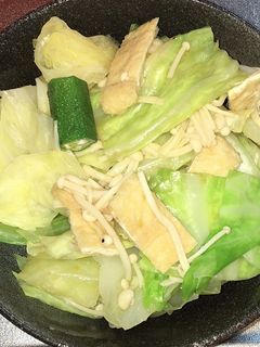 油揚げとキャベツのおろしポン酢サラダ-レシピのメイン写真
