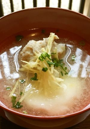 鶏団子入り生姜みぞれ餅-レシピのメイン写真