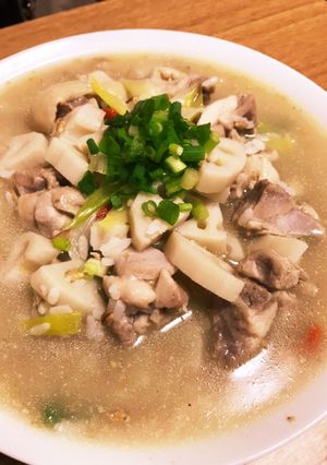 蓮根と鶏モモの腸活スープ-レシピのメイン写真