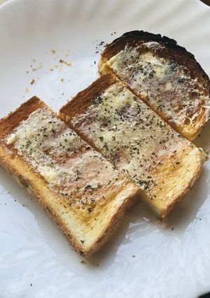 メイプルシロップ&バターのトースト-レシピのメイン写真