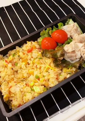カニカマ炒飯　2020/11/28-レシピのメイン写真