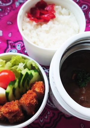 ❜20/11/30 カツカレー弁当-レシピのメイン写真