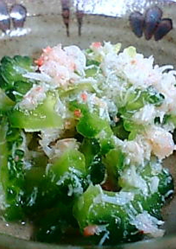 ゴーヤとかにの和え物-レシピのメイン写真