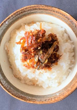 生ふりかけ風ごはん(那古野の華・田作)-レシピのメイン写真