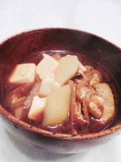 菊芋と豆腐の味噌汁-レシピのメイン写真