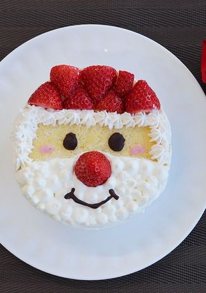 サンタクロースケーキ【ＪＡ遠州夢咲】-レシピのメイン写真