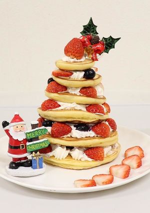 いちごホットケーキツリー【JA遠州夢咲】-レシピのメイン写真