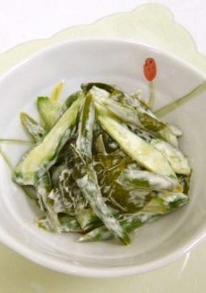 旬野菜の和え物 (透析食)-レシピのメイン写真