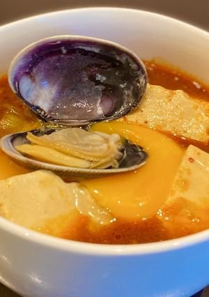 十八和漢火鍋スープを使ったカンタン純豆腐-レシピのメイン写真