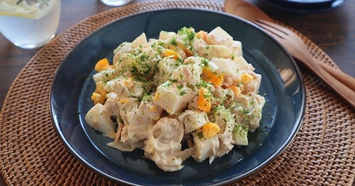 ながいものツナマヨ和え by JA全農あおもり 【クックパッド】 簡単