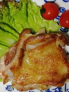 鶏もも塩焼!皮パリパリ、肉コリコリ!-レシピのメイン写真