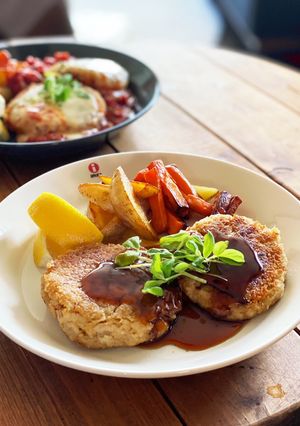 【北海道大豆ハンバーグ】QCW-レシピのメイン写真