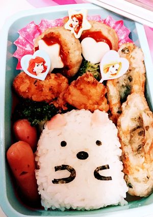 すみっこぐらし シロクマお弁当-レシピのメイン写真